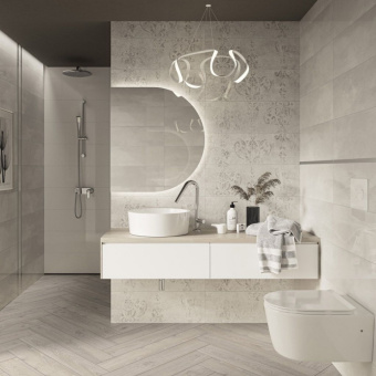 PARADYZ SILENCE SILVER CARPET DEKOR RECT 25X75X0,9