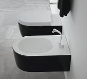 ПОДВЕСНОЙ БЕЗОБОДКОВЫЙ УНИТАЗ FLAMINIA LINK GOCLEAN, BICOLOR (5051/WCG)