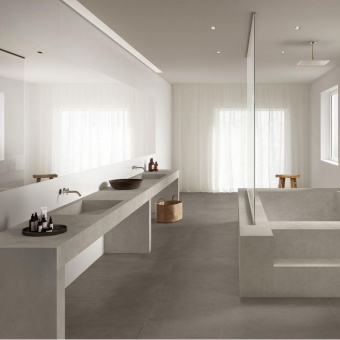 MARAZZI GRANDE CONCRETE LOOK MCQ9 SMOKE W/MESH 162X324X2