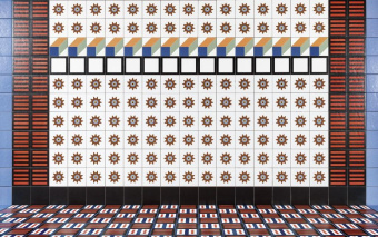 MUTINA MATTONELLE MARGHERITA DOUBLE RED 20,5X20,5