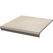 PARADYZ KLINKIER COTTO CREMA STOPNICA PROSTA Z KAPINOSEM 30x33