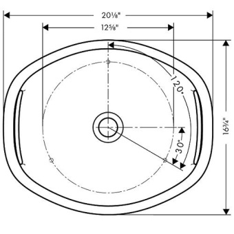 РАКОВИНА AXOR URQUIOLA (11301000)