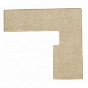 GRESMANC ZANQUIN EVOLUTION RECTO EVO BEIGE DCHO 152262 30.5x27 Плинтус угловой правый