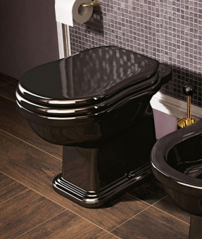 НАПОЛЬНЫЙ УНИТАЗ FLAMINIA EFI, BLACK (EF117)