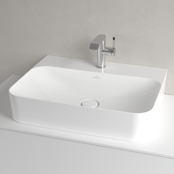 РАКОВИНА НАКЛАДНАЯ 60Х47 VILLEROY&BOCH FINION, WHITE ALPIN (41686CR1)