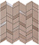 Фото плитки ATLAS CONCORDE MEK ROSE MOSAICO CHEVRON WALL 30,5X30,5 из коллекции ATLAS CONCORDE MEK 