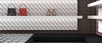 WOW COLLECTION WAVE ICE WHITE MATT 12,5X12,5