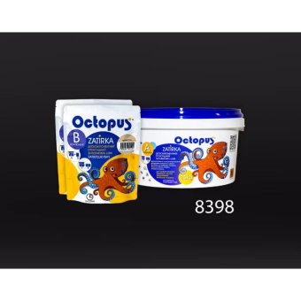 ЭПОКСИДНАЯ ЗАТИРКА OCTOPUS ZATIRKA 2-КОМП. ЦВЕТ СЕРЫЙ 8398 2,5 КГ (8398-2)