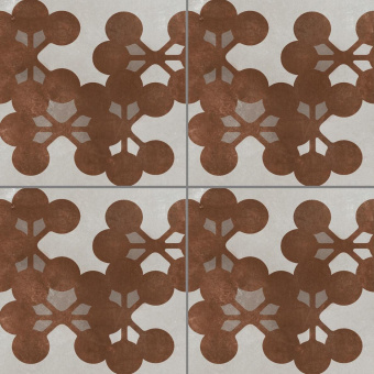 MUTINA AZULEJ FLORES GRIGIO 20X20