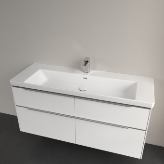 РАКОВИНА 130Х47 VILLEROY&BOCH SUBWAY 3.0, STONE WHITE (4A70D5RW)
