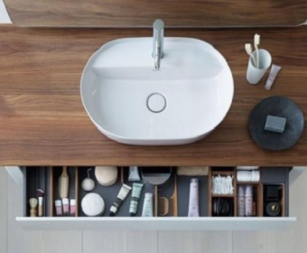 РАКОВИНА 70Х40 СМ DURAVIT LUV, БЕЛО-СЕРЫЙ (0380702300)