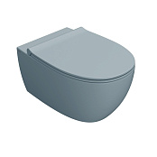 ПОДВЕСНОЙ БЕЗОБОДКОВЫЙ УНИТАЗ GLOBO 4ALL, BLUETTE (MDS03BL)