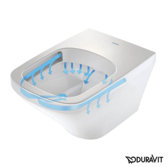 ПОДВЕСНОЙ БЕЗОБОДКОВЫЙ УНИТАЗ DURAVIT RIMLESS DURASTYLE (2551090000)
