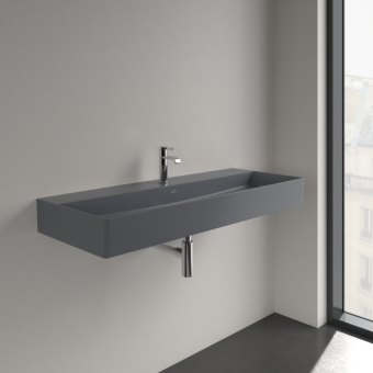 РАКОВИНА ПОДВЕСНАЯ 120Х47 VILLEROY&BOCH MEMENTO 2.0, GRAPHITE (4A22CHI4)