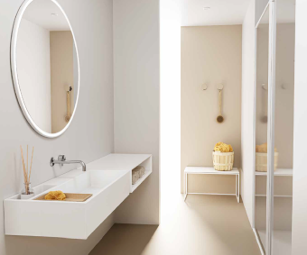 РАКОВИНА 100Х48 СМ GALASSIA NEXT NARROW, БЕЛЫЙ (7502SF)