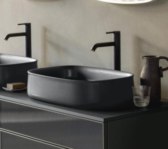 РАКОВИНА 55Х39 СМ DURAVIT ZENCHA, АНТРАЦИТ МАТОВЫЙ (2373551379)