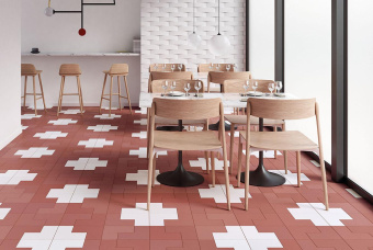 WOW ELLE FLOOR WHITE 18.5X18.5