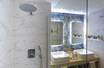 Керамогранит GRES ARAGON CARRARA BLANCO PELDANO PZ724 33x119,7x1,4 из коллекции GRES ARAGON CARRARA 