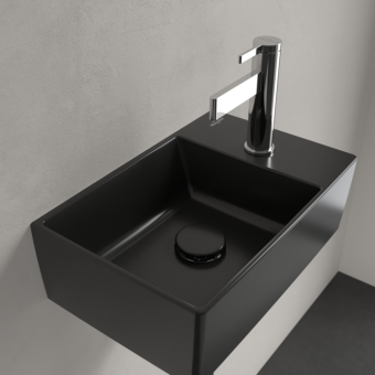 РАКОВИНА ПОДВЕСНАЯ 40Х26 VILLEROY&BOCH MEMENTO 2.0, EBONY (432340S5)