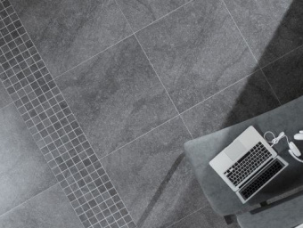 LASSELSBERGER RAKO KAAMOS BLACK STEP TILE 30X60 29,8X59,8