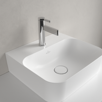 РАКОВИНА НАКЛАДНАЯ 43Х39 VILLEROY&BOCH FINION, STONE WHITE (43644CRW)