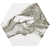 Фото плитки ALMERA CERAMICA CALACATTA MAJESTIC HEX 19,8Х22,8 из коллекции ALMERA SERIE CALACATAS 