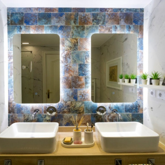 GRES ARAGON OCEAN BLUE BALI MATT 905574 MC583 147X147X8,5