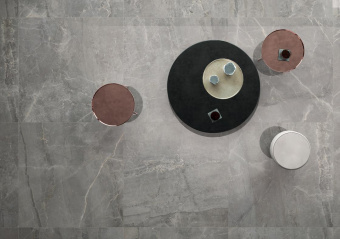 LEA CERAMICHE SLIMTECH SYNESTESIA GRAY MARBLE SMOOTH 60X120