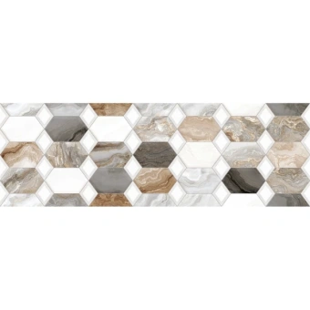 CERAMICA DESEO ARABESQUE GREY DECOR 30Х90