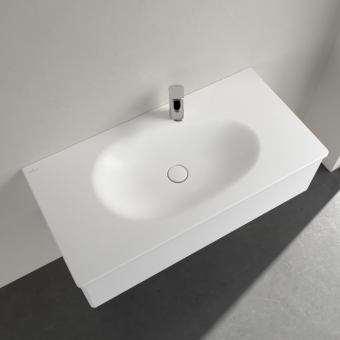 РАКОВИНА ВСТРАИВАЕМАЯ 100Х50 VILLEROY&BOCH ANTAO, STONE WHITE (4A76ABRW)