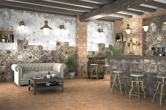 MAINZU CERAMICA RICORDI NERO 20X20X0,9