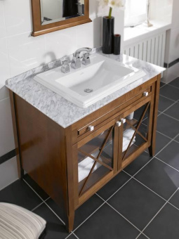 РАКОВИНА ВСТРАИВАЕМАЯ 63Х52,5 VILLEROY&BOCH HOMMAGE, WHITE ALPIN (7102A1R1)