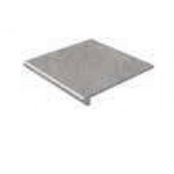 GRES ARAGON PETRA GRIS PELDANO REDONDO ANTISLIP 970450 PZ287 297X330X1,4