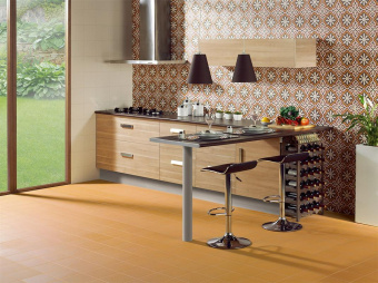 MAINZU CERAMICA VICTORIAN OCRE 20X20X0,9