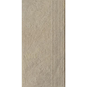 Sale PARADYZ KLINKIER EREMITE CREMA STOPNICA PROSTA STRUKTURA MAT 30X60