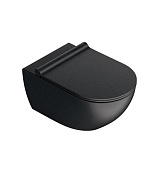 ПОДВЕСНОЙ БЕЗОБОДКОВЫЙ УНИТАЗ CATALANO SFERA NEWFLUSH, NERO SATINATO (1VSF54RNS)