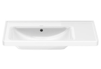 РАКОВИНА 80Х48СМ АСИММЕТРИЧНАЯ DURAVIT D-NEO, БЕЛЫЙ (2369800060)