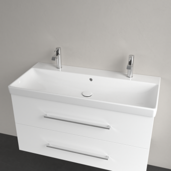 РАКОВИНА 100Х47 VILLEROY&BOCH AVENTO, WHITE ALPIN (4156A401)