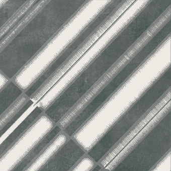 MUTINA DIAGONAL FLORES NERO 20X20