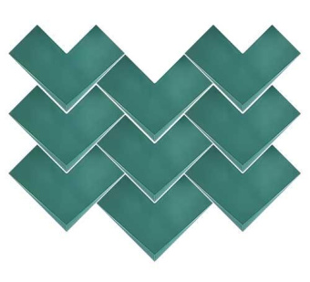 WOW BOHO ELLE EMERALD 118215 20X20