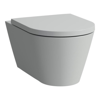 ПОДВЕСНОЙ БЕЗОБОДКОВЫЙ УНИТАЗ LAUFEN KARTELL, СЕРЫЙ МАТОВЫЙ (H8203377590001)