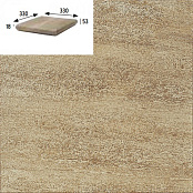 GRES ARAGON COLUMBIA ESQUINA BEIGE PZ555 33x33x1,8