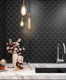 KOTTO SCALES SC 6022 GRAPHITE BLACK 24X24X0,9