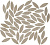 Фото плитки MARAZZI MYSTONE LIMESTONE TAUPE MOSAICO FOGLIE 342X380 из коллекции MARAZZI MYSTONE LIMESTONE 