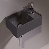 КЕРАМИЧЕСКАЯ РАКОВИНА 40 СМ SIMAS AGILE, MATTE ANTRACITE (AG 40)