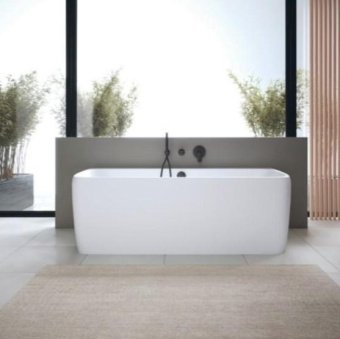 ВАННА КАМЕННАЯ DURAVIT QATEGO 180Х80 СМ, БЕЛАЯ (700615000000000)
