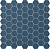 Фото плитки TERRATINTA MAGICA HEXA AEGEAN BLUE MOS. MATT 316X316 из коллекции TERRATINTA MAGICA HEXA 