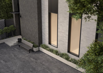 PARADYZ CARRIZO GREY КЛИНКЕРНАЯ ФАСАДНАЯ ПЛИТКА МАТ 40X6,6X1,1