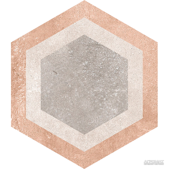 VIVES RIFT HEXAGONO BUSHMILLS MULTI 23x26.6