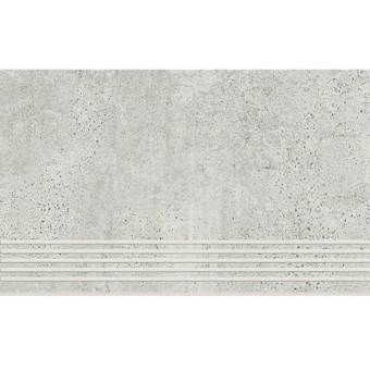 OPOCZNO NEWSTONE LIGHT GREY STEPTREAD 29,8X119,8